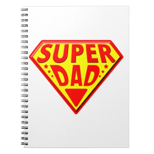 Super Dad _ Happy Fathers Day Notebook