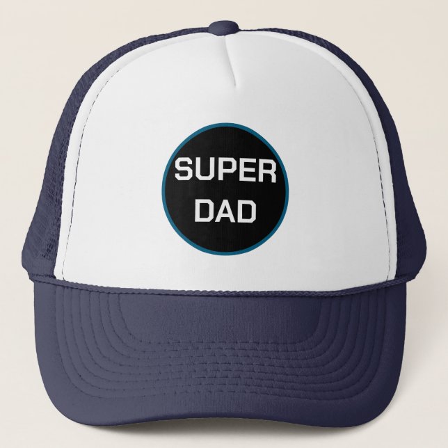 Super Dad Hat Gift For Father Day Best for Summer  (Front)