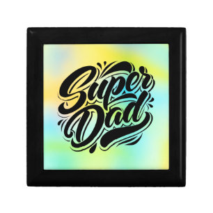 Super Dad Hero Typography Design-67888 Gift Box
