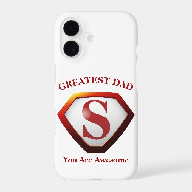 super dad iphone case (Back)