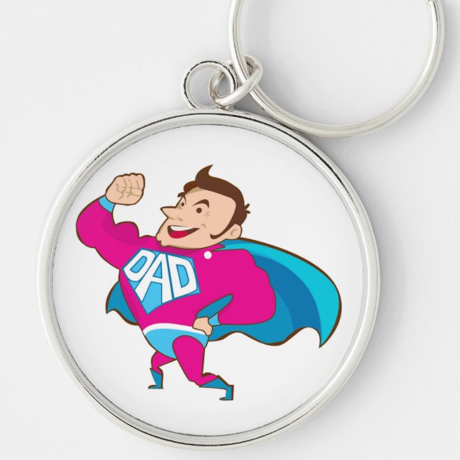 SUPER DAD KEYCHAIN (Front)