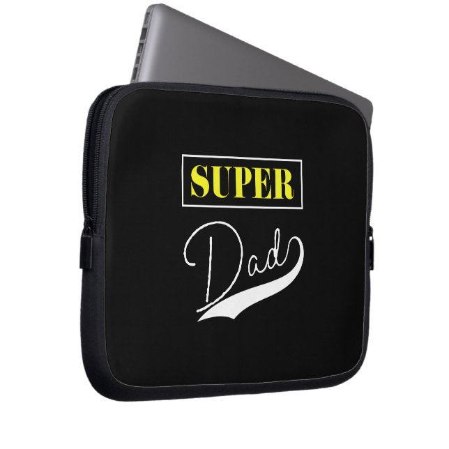 Super Dad  Laptop Sleeve (Front Right)
