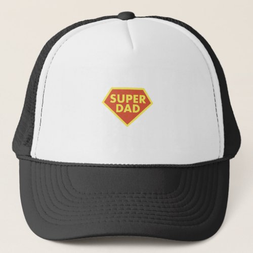 Super Dad logo classic design Trucker Hat