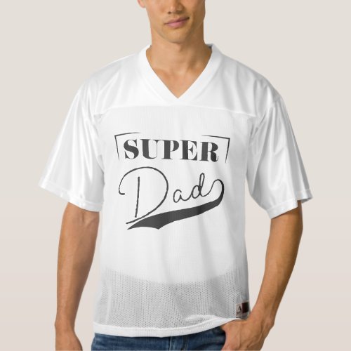 Super Dad Mens Football Jersey