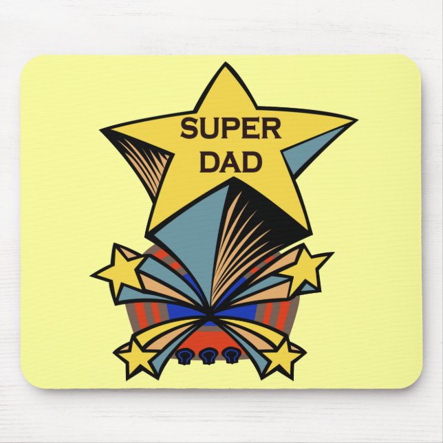 Super Dad Mouse Pad (Front)