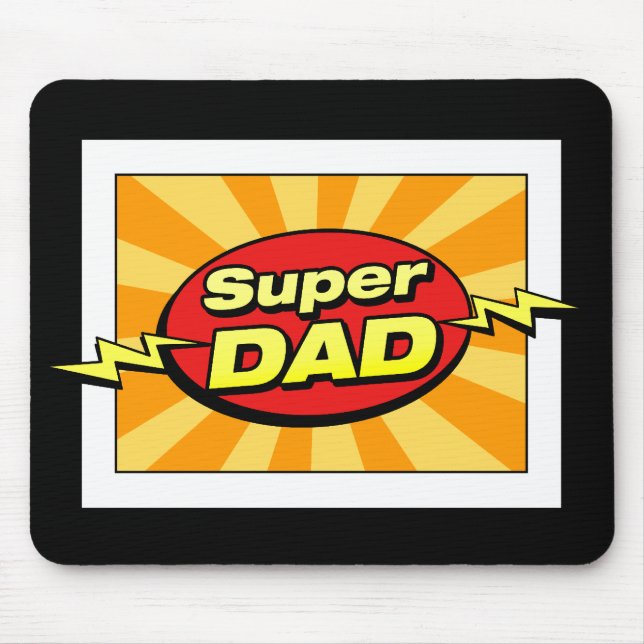 Super Dad mouse pad (Front)
