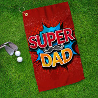 Super Dad Mustache Modern Grunge