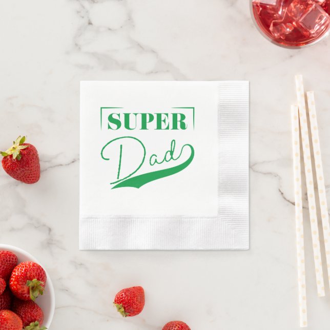 Super Dad Napkins (Insitu)