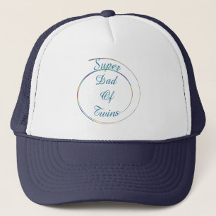 super dad of twin cap