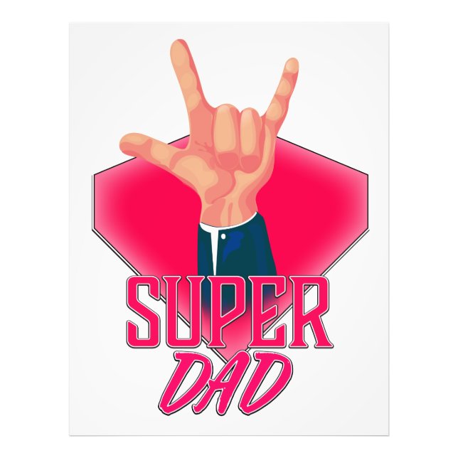 Super DAD Photo Print (Front)