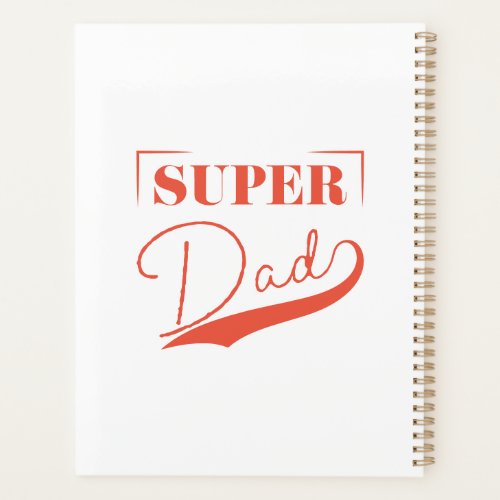 Super Dad Planner