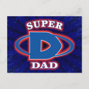 Super Dad Postcard