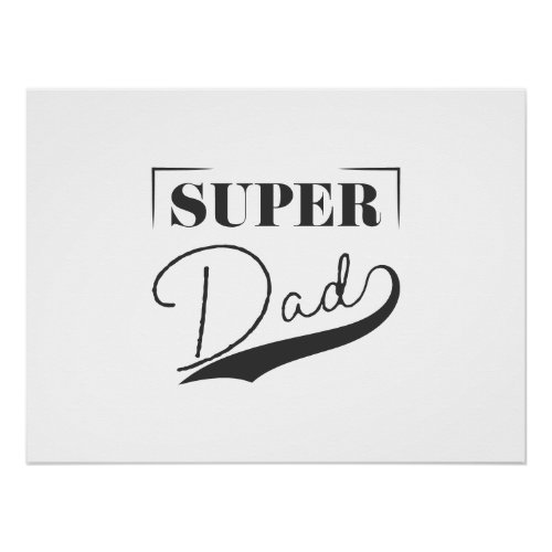 Super Dad Poster