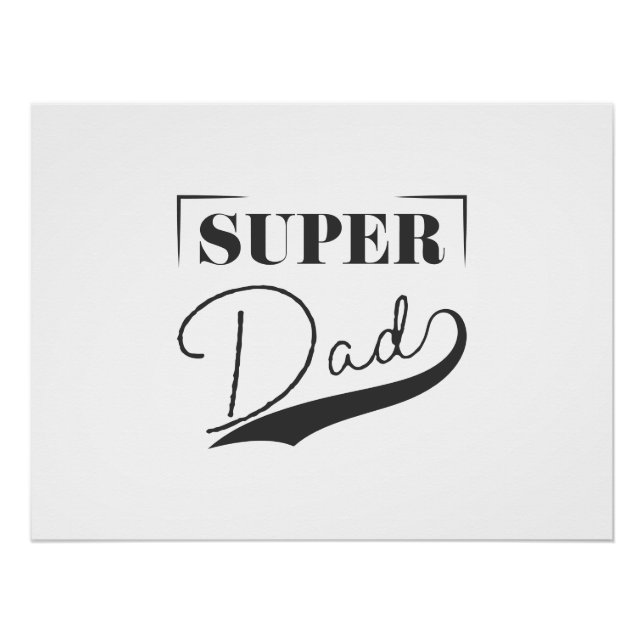 Super Dad Poster (Front)