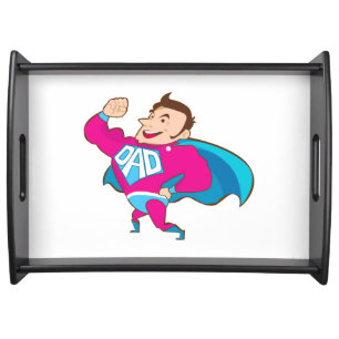 SUPER DAD SERVING TRAY