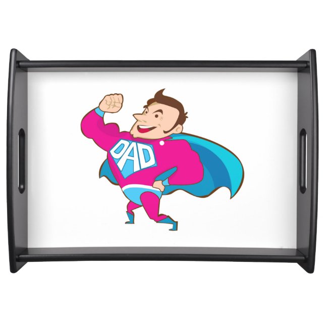 SUPER DAD SERVING TRAY (Front)