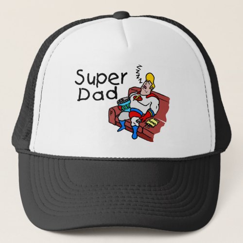 Super Dad Sleeping Trucker Hat