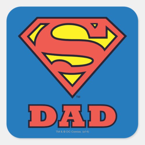 Super Dad Square Sticker