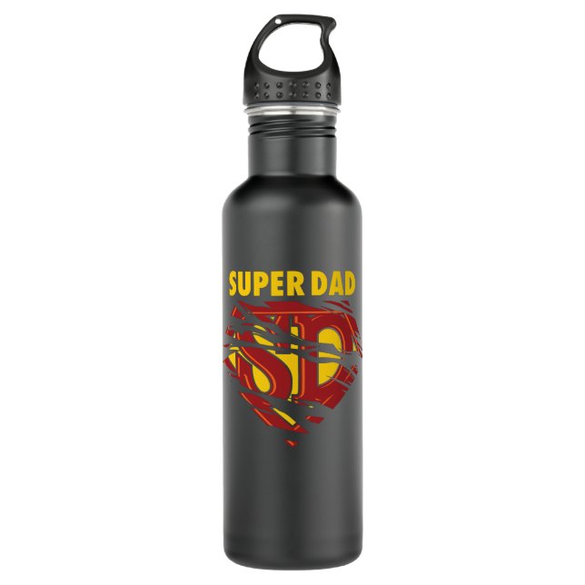 Super Dad Stainless Steel Water Bottle (Front)