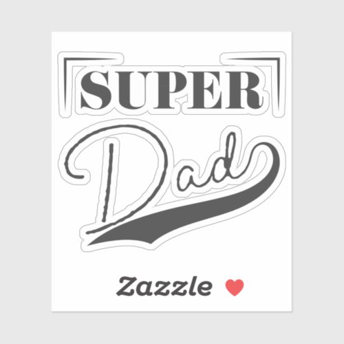 Super Dad Sticker