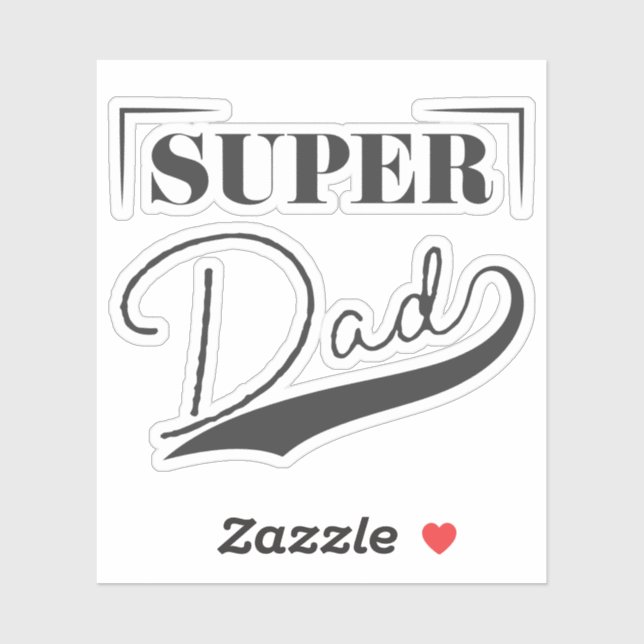 Super Dad Sticker (Sheet)