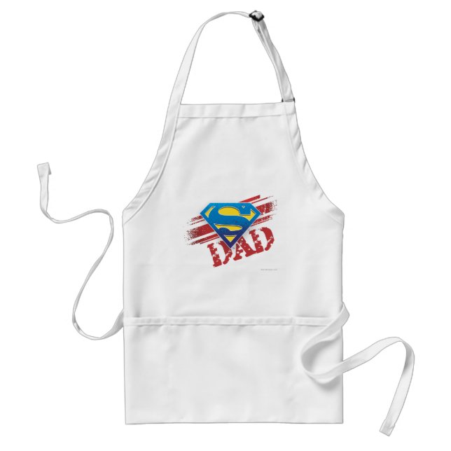 Super Dad Stripes Adult Apron (Front)