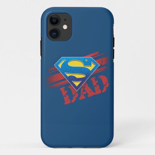 Super Dad Stripes iPhone 11 Case