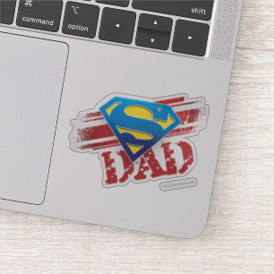 Super Dad Stripes Sticker
