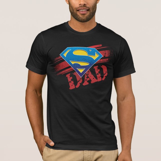 Super Dad Stripes T-Shirt (Front)