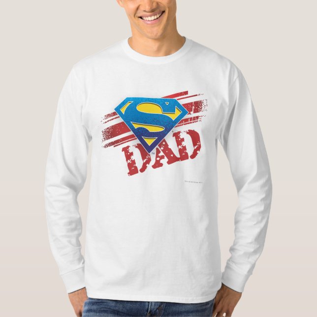 Super Dad Stripes T-Shirt (Front)