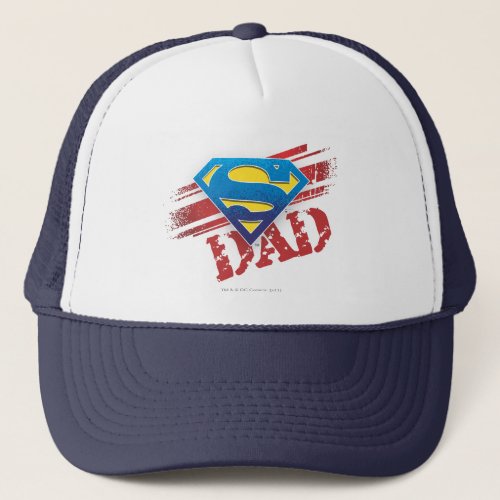 Super Dad Stripes Trucker Hat