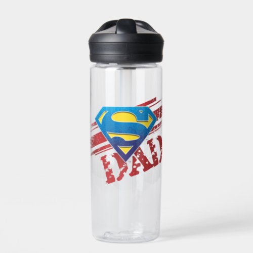 Super Dad Stripes Water Bottle