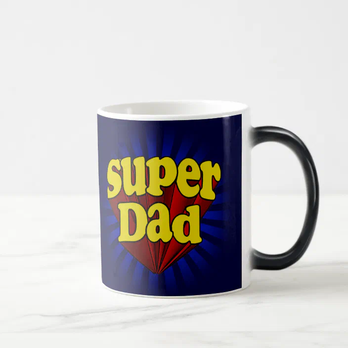 SUPER DAD 11 OZ COFFEE MUG PARENT MOTIVATION SUPER HERO LOVE FATHERSDAY GIFT CUP 