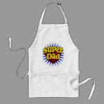 Super Dad, Superhero Red/Yellow/Blue Adult Apron