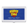 Super Dad, Superhero Red/Yellow/Blue Father's Day Business Card Case