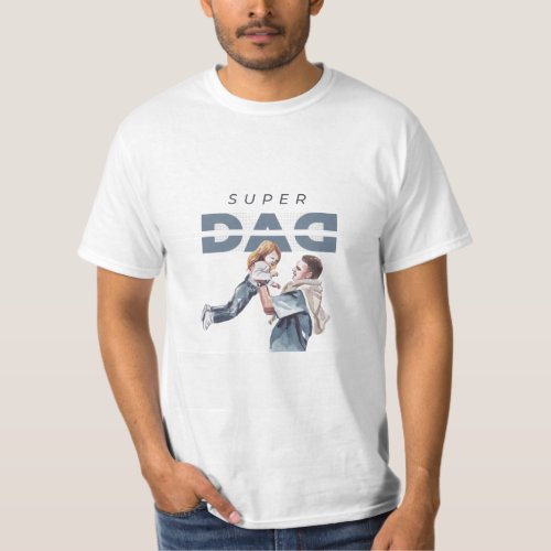 Super Dad T_shirt Design 