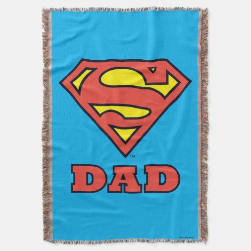 Super Dad Throw Blanket