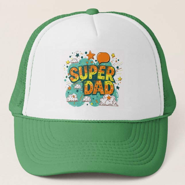 Super Dad Trucker Hat (Front)
