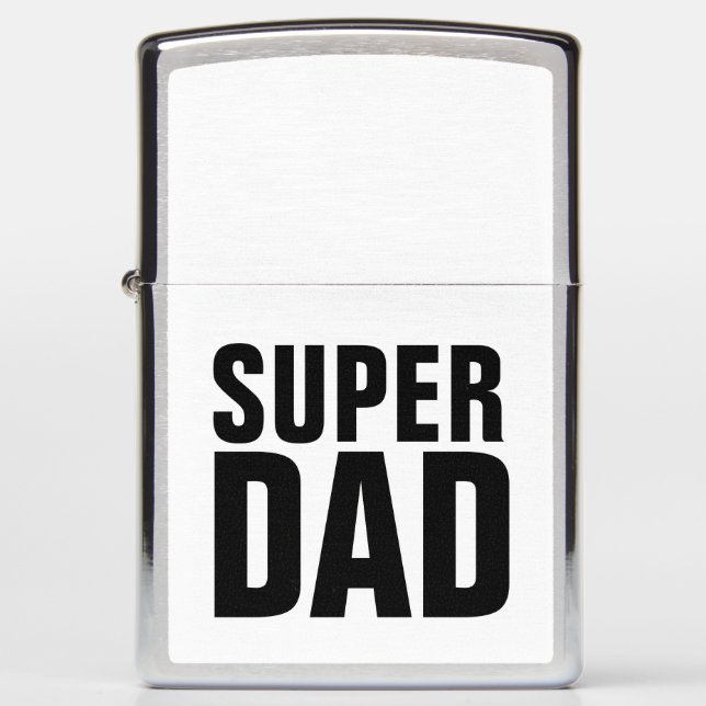 SUPER DAD ZIPPO LIGHTERS (Front)