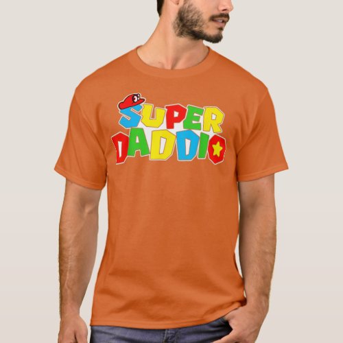 Super Daddio Funny Father Video Game Lovers  T_Shirt