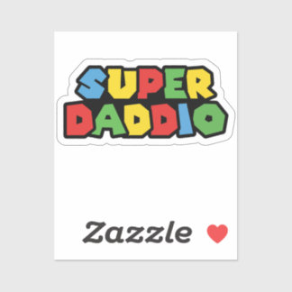 Super Daddio video game dad Sticker