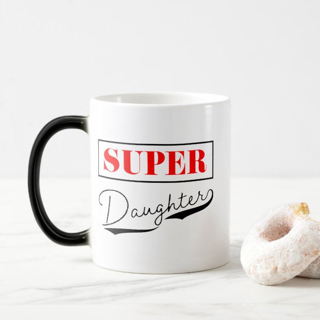 Super Daughter Color Morph Mug (With Donut)