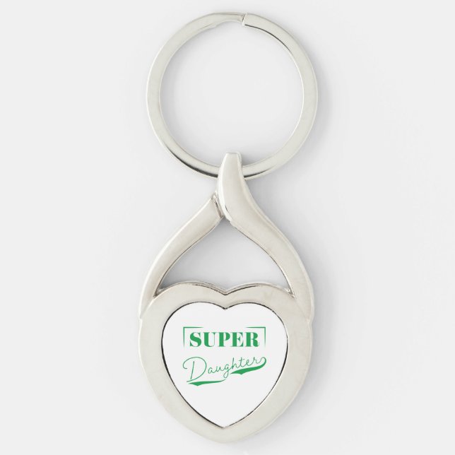 Super Daughter Keychain (Front)