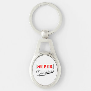 Super Daughter Keychain
