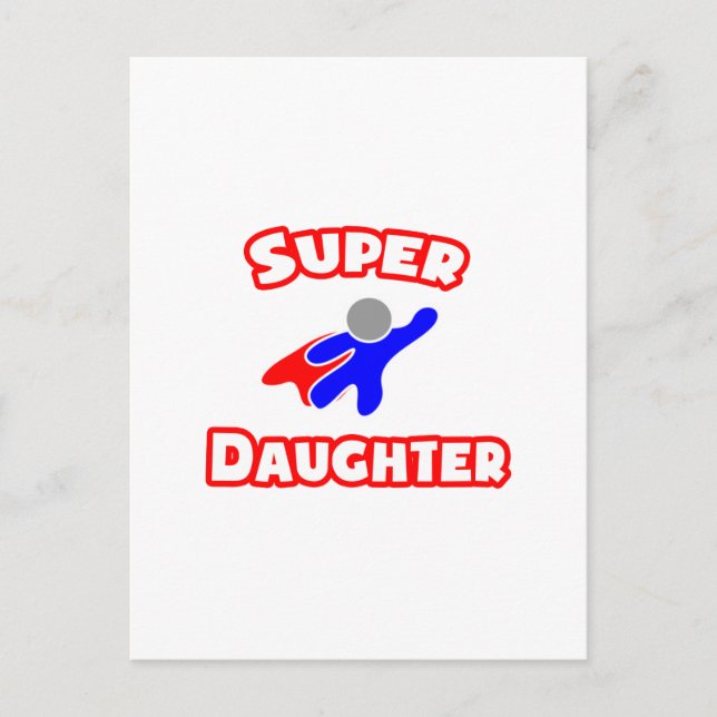 Super Daughter Postcard (Front)