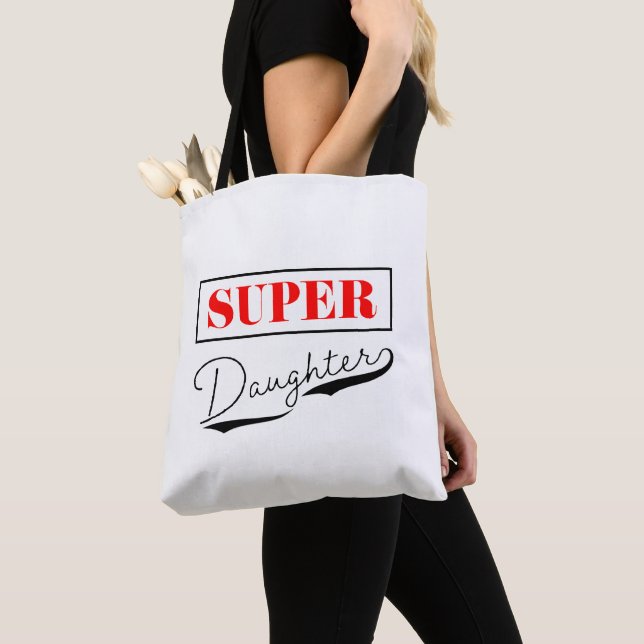 Super Daughter Tote Bag (Close Up)