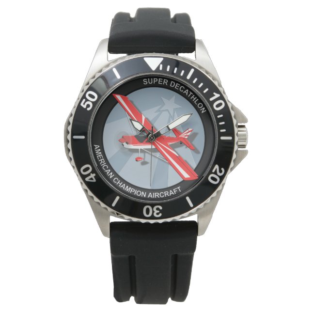 Super Decathlon Aerobatic Airplane Watch (Front)