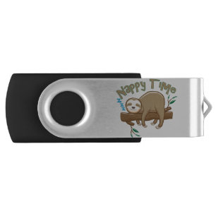 Super Delightful Baby Sloth Flash Drive