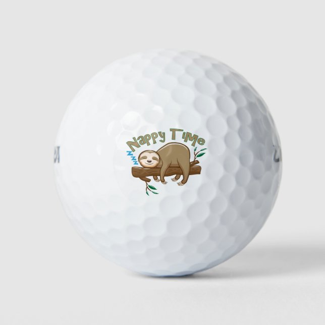 Super Delightful Baby Sloth Golf Balls (Front)