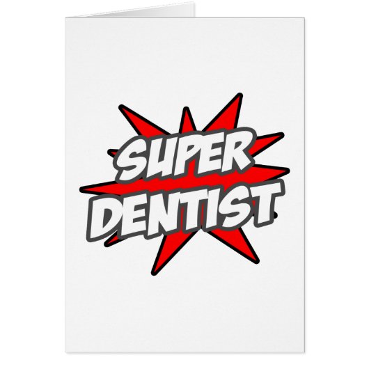 Super Dentist Cards (Front)
